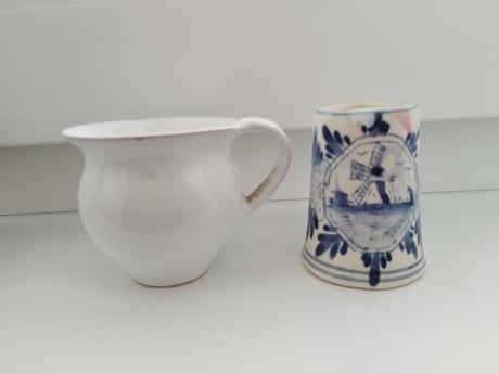 Vázičky- modranská keramika, 