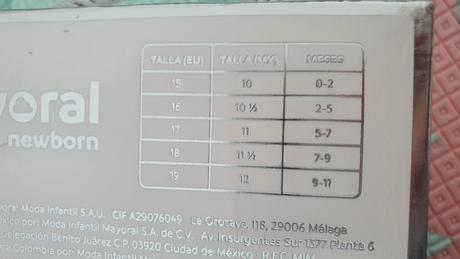 Capačky mayoral, mayoral,18