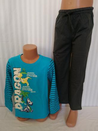 Chlapč. tyrkysové pyžamo dr dragon, n-feel 104-110, 110