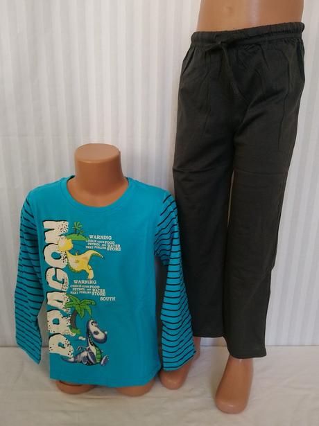 Chlapč. tyrkysové pyžamo dr dragon, n-feel 104-110, 110