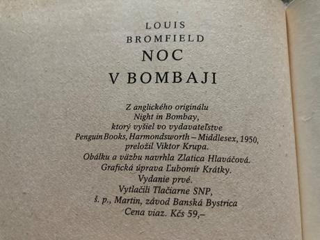 Noc v bombaji-prvé vyd.1990, 