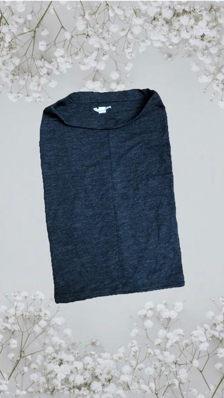 Tmavoseda sukňa obtiahnutá, h&m,s