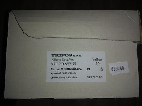Topánky v.20, tripos,20