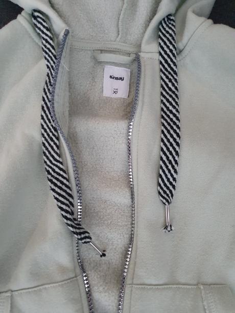 Bledozelena mikina, sinsay,xs
