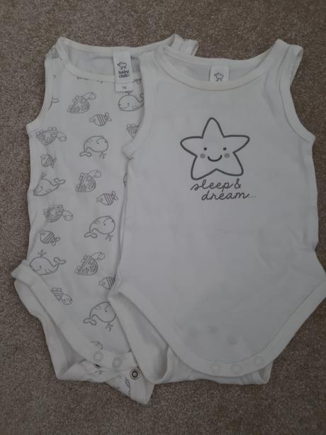 Body bez rukavov/ tielka, baby club,74