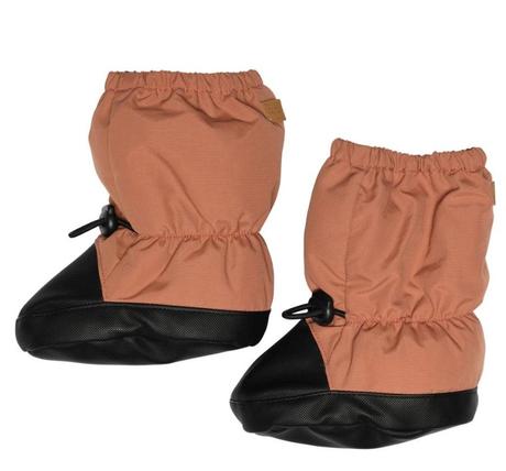 Melton - zimné zateplené capačky hnedé, 22 / 23