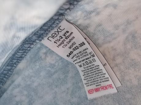 Riflové šaty next č. 92, next,92