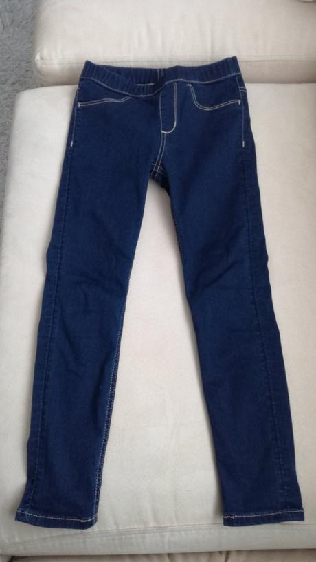 Rifľové legínky - nové, h&m,122