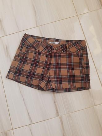 Dámske kárované šortky, m