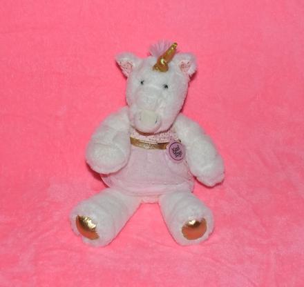 Plyšový jednorožec confetti,