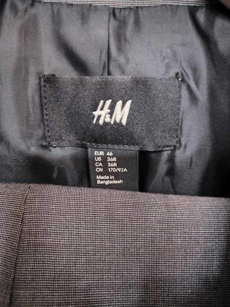 Sako slim, h&m,46