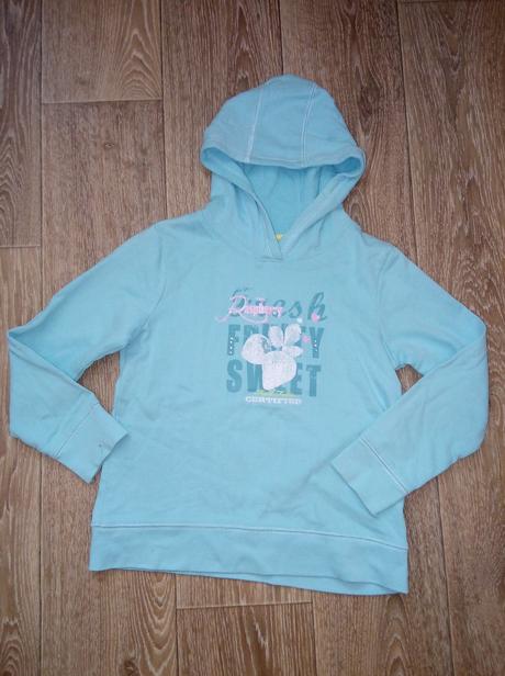 Predlzena bavlnene mikina s kvetom 122 top stav, 122