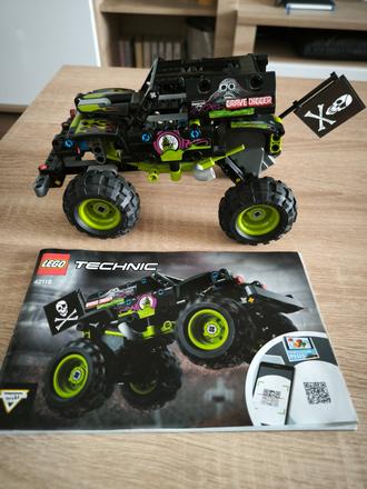 Lego technic 42118 monster jam grave digger, 