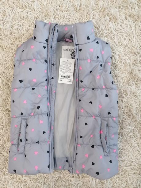 Dievčenská zateplená vesta, dopodopo,104