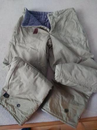 Pracovne presivane nohavice, s