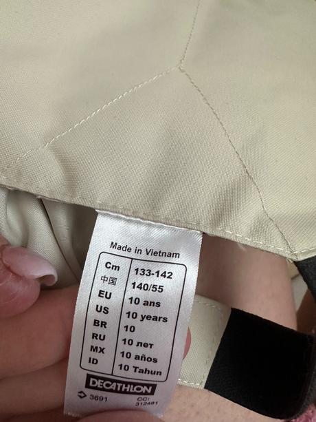 Lyžiarska/snowboardová súprava, decathlon,140