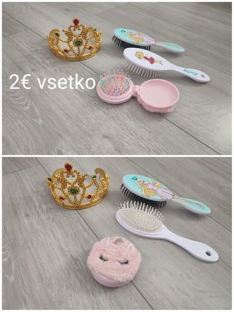 Detské hrebene a korunka na hranie, 