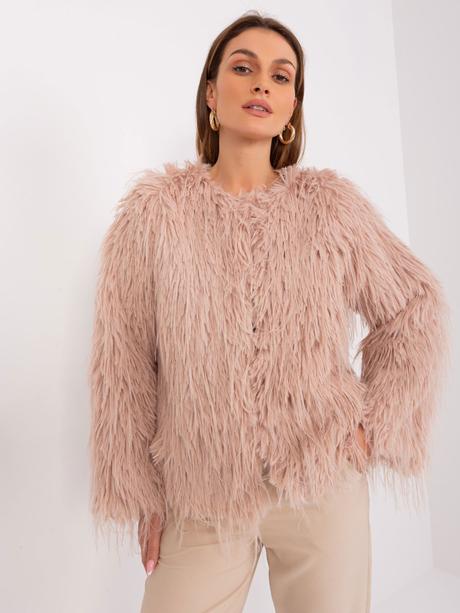 Dámska kožušinová bunda s podšívkou mix farieb, l / m / s / xl / xxl