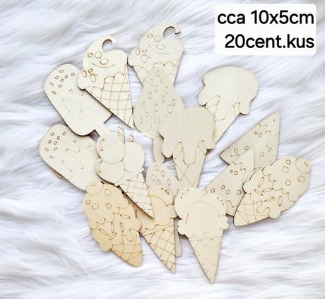 Drevené výrezy na tvorbu, 