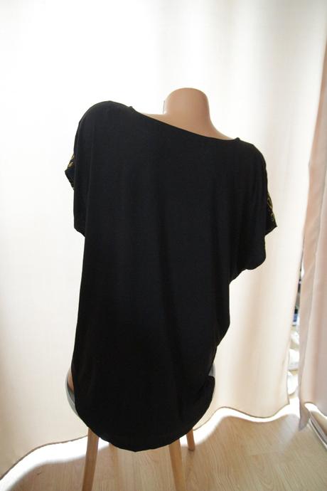 Čierno žltý vzorovaný top xxl, xxl