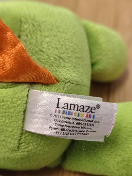 Retro interaktívny sloník s rolničkou, lamaze 20cm,