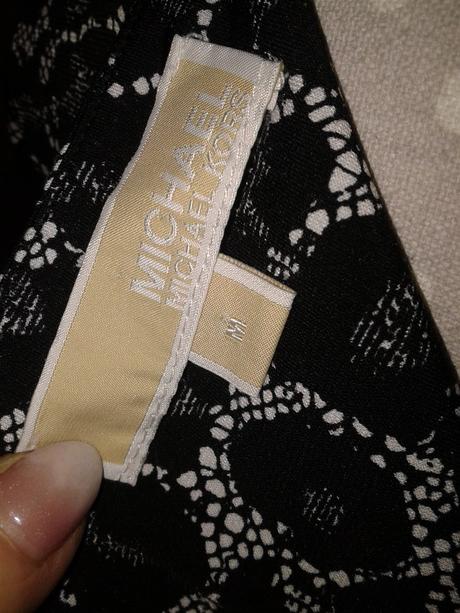 Čierno biele elastické šaty michael kors veľ. s, michael kors,s