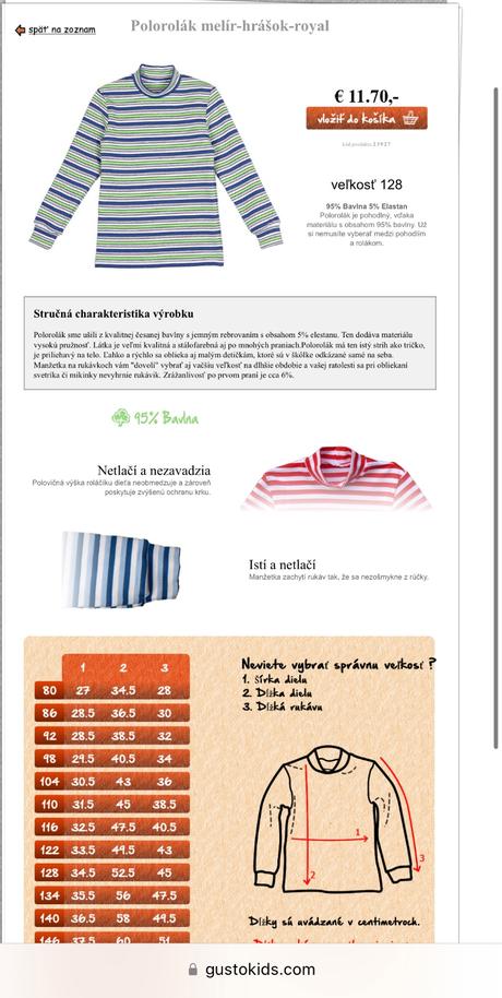 Roláčik gusto kids v.134, 134