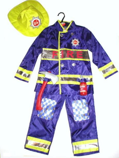 Kostým požiarnik hasič,