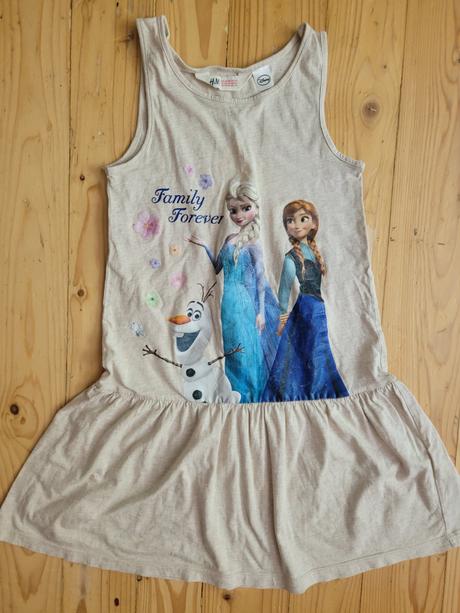 Letne saty elsa, h&m,128