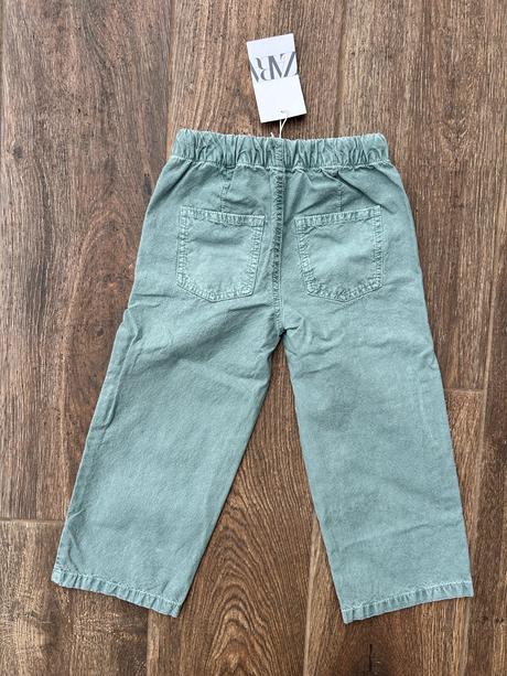 Zara coulotte nohavice s visačkou 110, zara,110