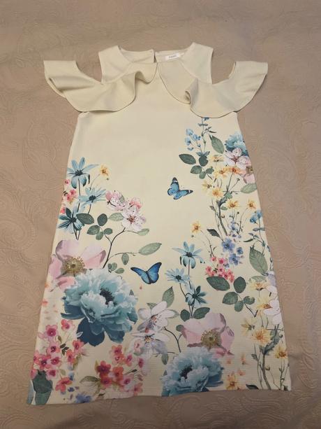 Žlté kvetovane šaty next, next,134