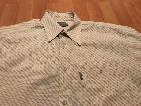 Béžová prúžkovaná košeľa, l