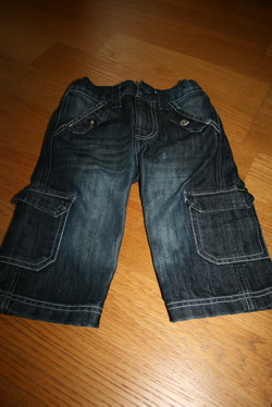 Riflové šortky modré, č. 110-116, zara,110