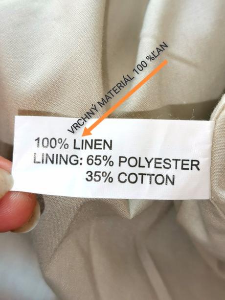 Sarah - ľanové šaty, s