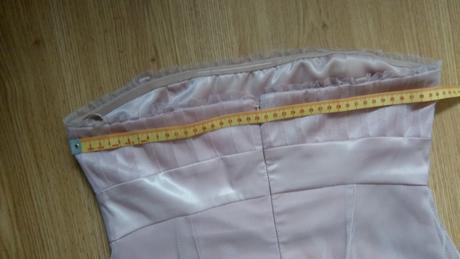 Krásne púdrové šaty 36/38, m