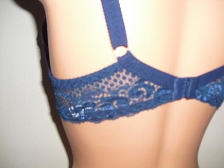 Modra cipkovana podprsenka, 75b