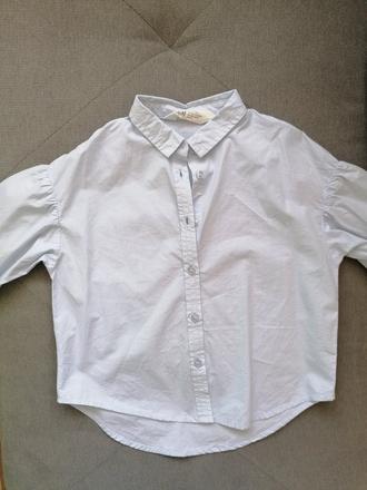 Modrá košieľka, h&m,110