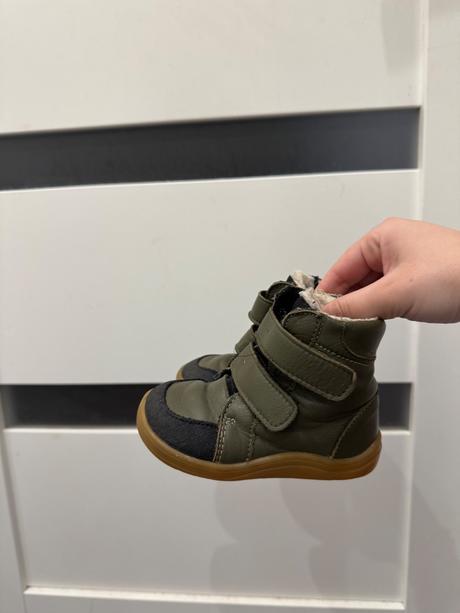 Kožené barefoot topánky babybare, 21