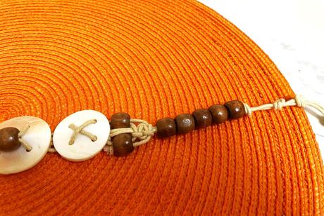 Naturálny perleťový náhrdelník - obojok, 