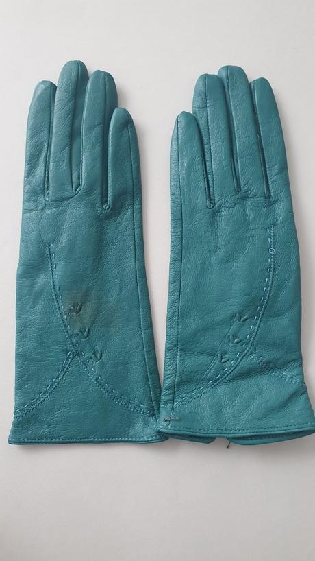 Kožené rukavice, s