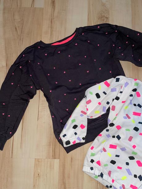 Dievčenské mikiny croptop strih, veľ.134 s poštou, pepco,134