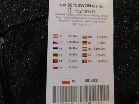 Nohavice elegantné, coccodrillo,152