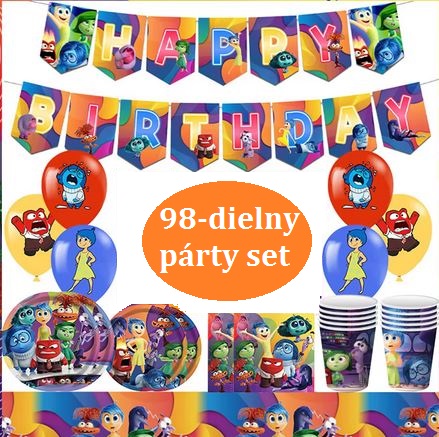 98-dielny párty set inside out - v hlave,