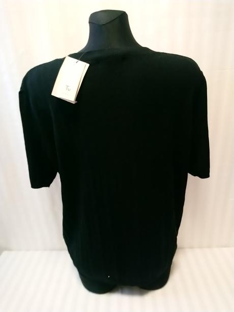 Dámsky čierny pulóvrikový top, tu woman, xxl