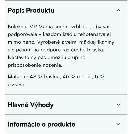 Tehotenské tepláky myprotein, l