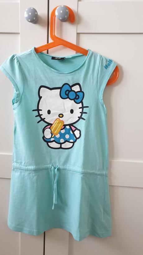 Šatičky-tunika hello kitty, h&m,110