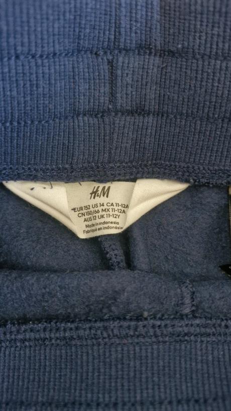 Tepláky, h&m,152