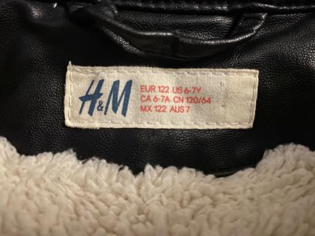 Koženková bunda h&m, h&m,122