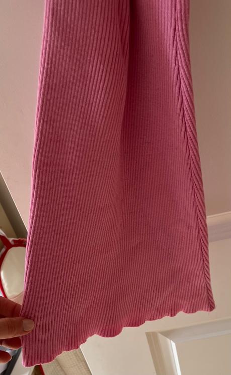 Ružový komplet nohavice a top, xs/s, xs