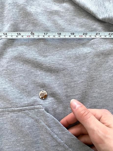 Sivá mikina/kardigan myprotein veľkosť s nadroz, 